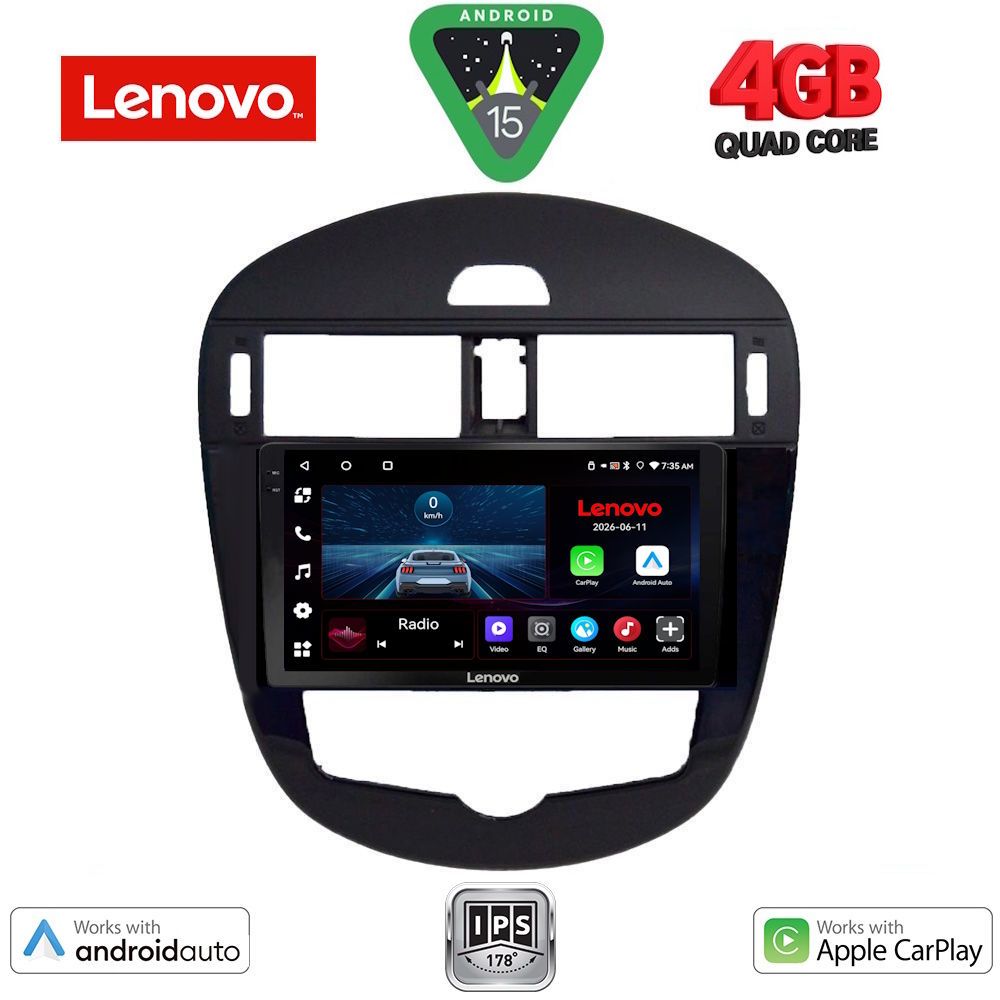 LENOVO LVE 8470CL_CPAA (9inc) MULTIMEDIA TABLET for NISSAN PULSAR mod. 2014-2019 with CLIMA LENOVO LVE 8470CL_CPAA (9inc) MULTIMEDIA TABLET for NISSAN PULSAR mod. 2014-2019 with CLIMA