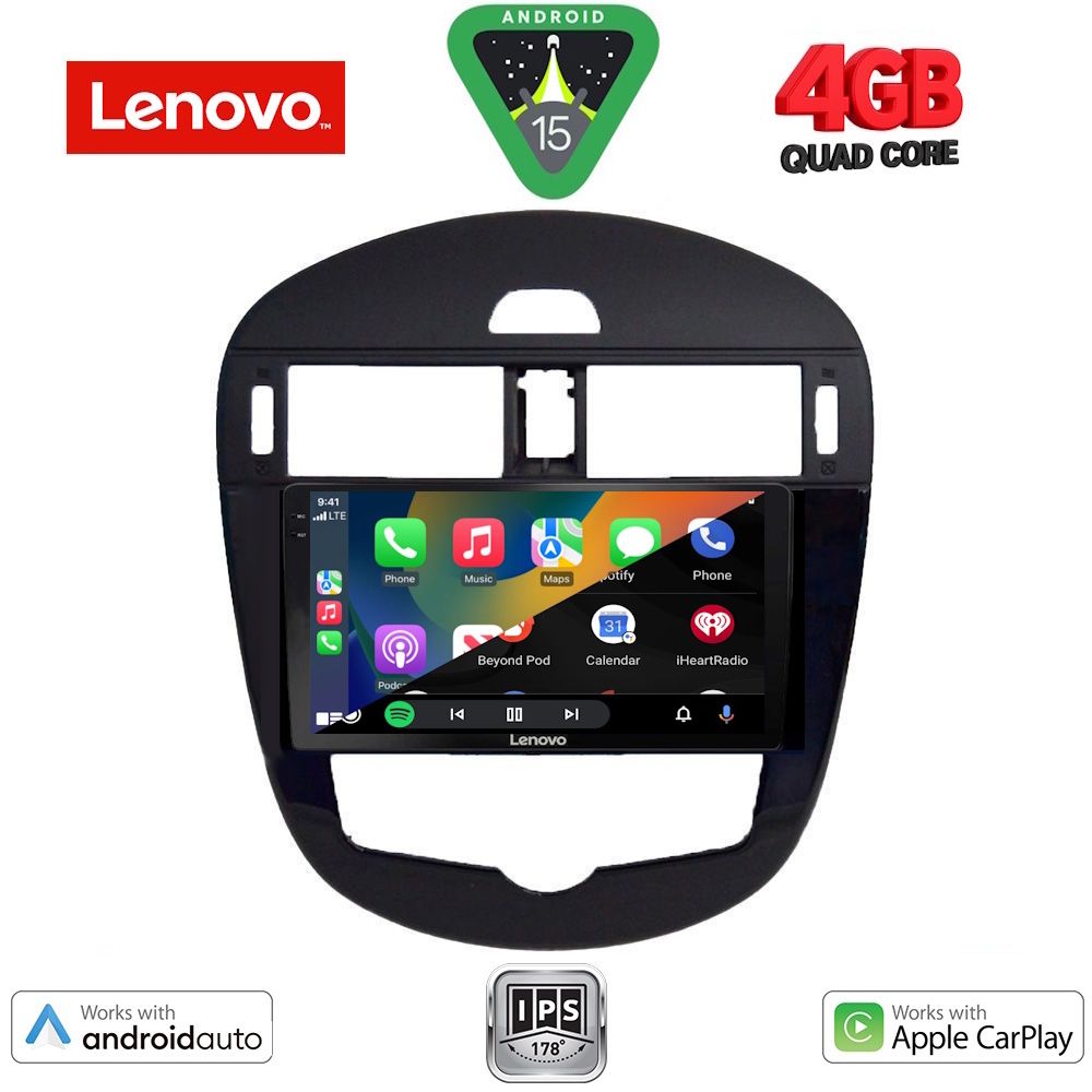 LENOVO LVE 8470CL_CPAA (9inc) MULTIMEDIA TABLET for NISSAN PULSAR mod. 2014-2019 with CLIMA LENOVO LVE 8470CL_CPAA (9inc) MULTIMEDIA TABLET for NISSAN PULSAR mod. 2014-2019 with CLIMA