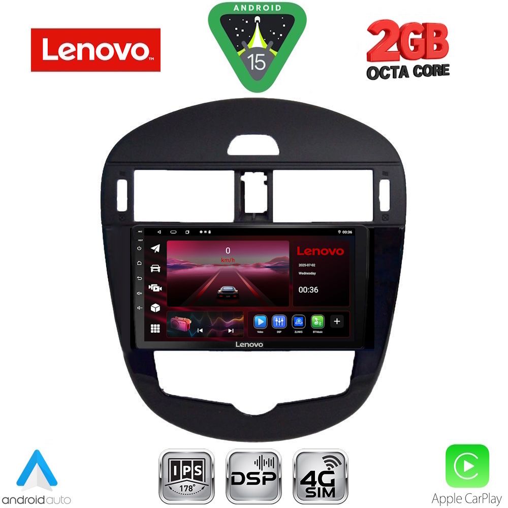 LENOVO LVF 5470CL_CPA (9inc) MULTIMEDIA TABLET for NISSAN PULSAR mod. 2014-2020 with CLIMA LENOVO LVF 5470CL_CPA (9inc) MULTIMEDIA TABLET for NISSAN PULSAR mod. 2014-2020 with CLIMA