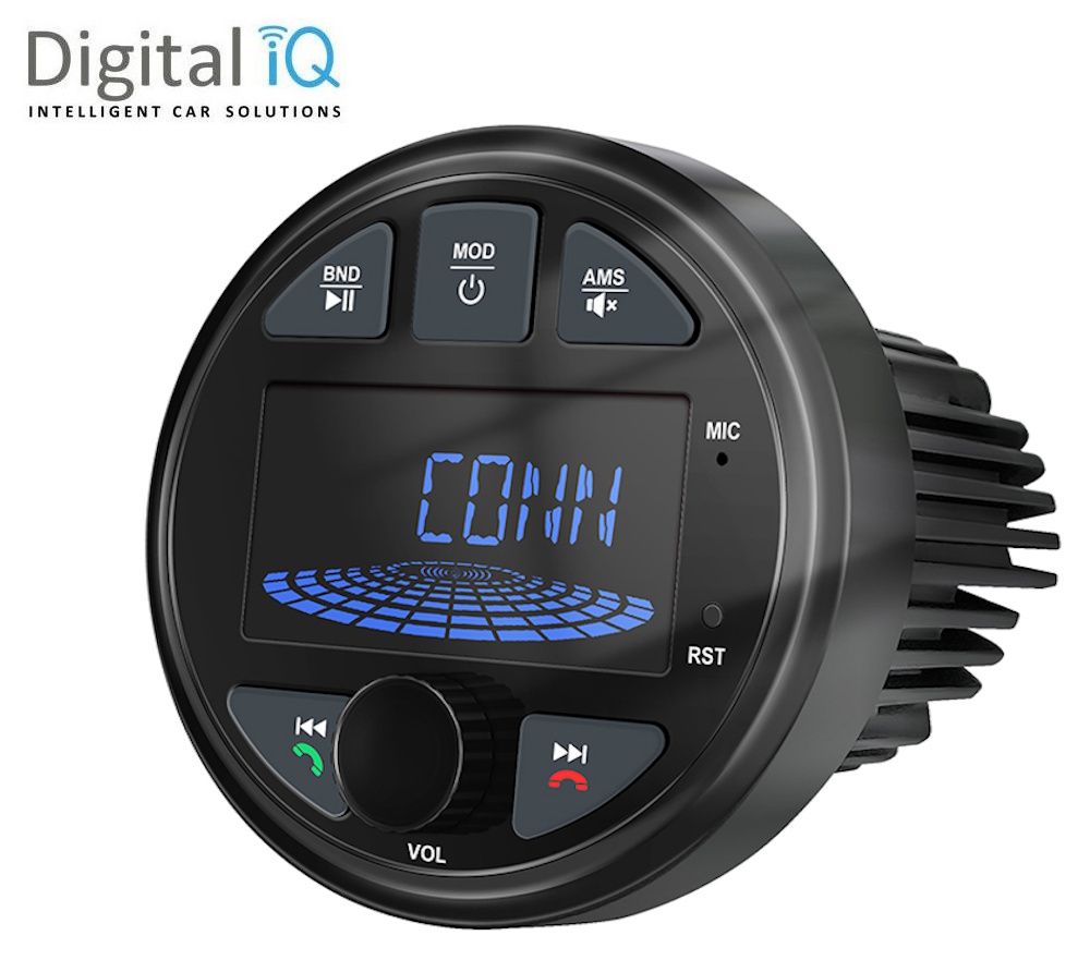 DIGITAL IQ MR001 (MARINE RADIO 3'' - BT 5.0 - USB - AUX - 110mm) DIGITAL IQ MR001 (MARINE RADIO 3'' - BT 5.0 - USB - AUX - 110mm)