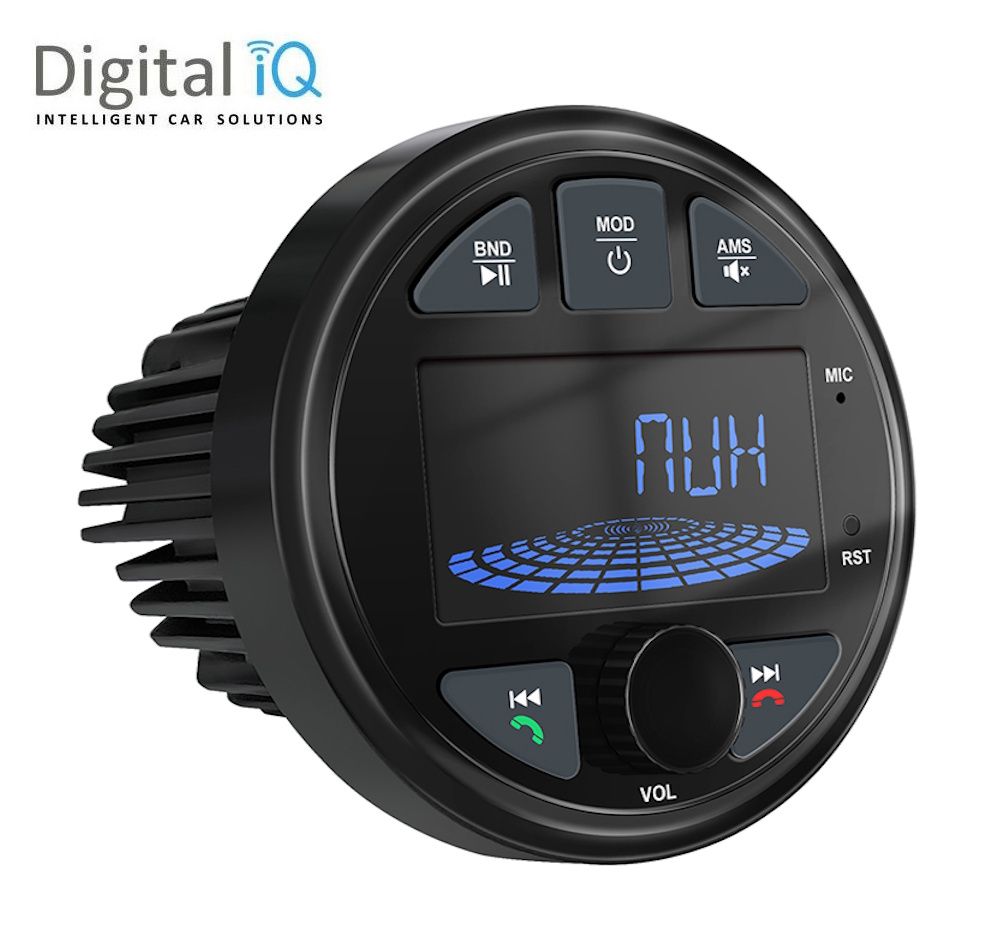 DIGITAL IQ MR001 (MARINE RADIO 3'' - BT 5.0 - USB - AUX - 110mm) DIGITAL IQ MR001 (MARINE RADIO 3'' - BT 5.0 - USB - AUX - 110mm)