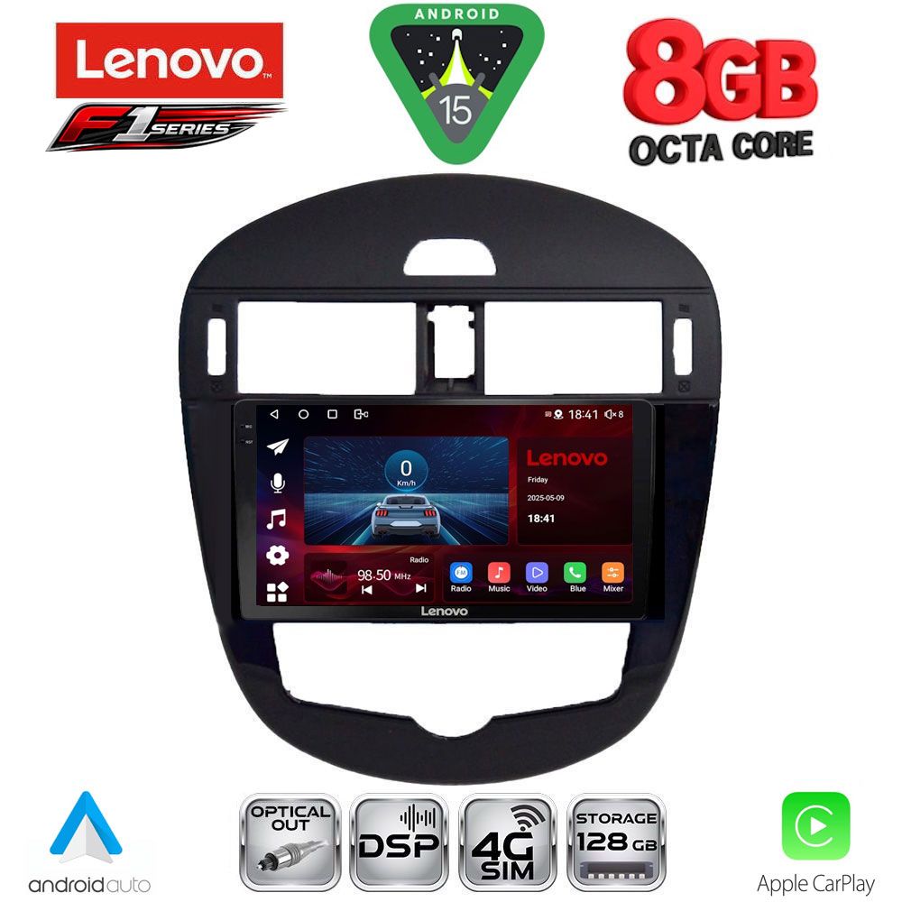 LENOVO SSR 10470CL_CPA (9inc) MULTIMEDIA TABLET for NISSAN PULSAR mod. 2014-2020 with CLIMA LENOVO SSR 10470CL_CPA (9inc) MULTIMEDIA TABLET for NISSAN PULSAR mod. 2014-2020 with CLIMA