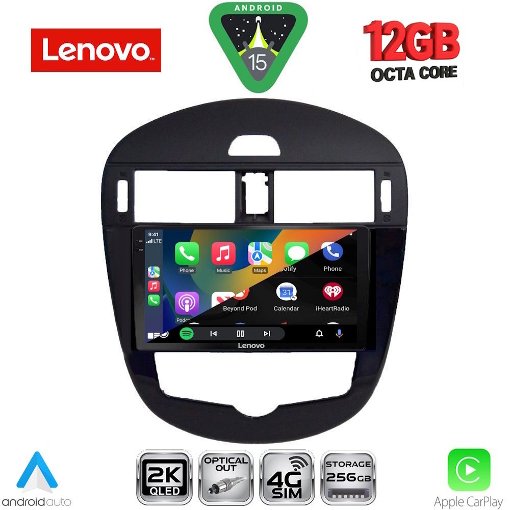 LENOVO SSZ 12470CL_CPA (9inc) MULTIMEDIA TABLET for NISSAN PULSAR mod. 2014-2020 with CLIMA LENOVO SSZ 12470CL_CPA (9inc) MULTIMEDIA TABLET for NISSAN PULSAR mod. 2014-2020 with CLIMA