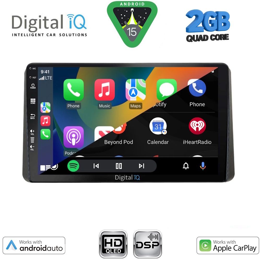 DIGITAL IQ BXC 3328_CPAA (9inc) MULTIMEDIA TABLET for KIA SPORTAGE mod. 2021+ DIGITAL IQ BXC 3328_CPAA (9inc) MULTIMEDIA TABLET for KIA SPORTAGE mod. 2021+
