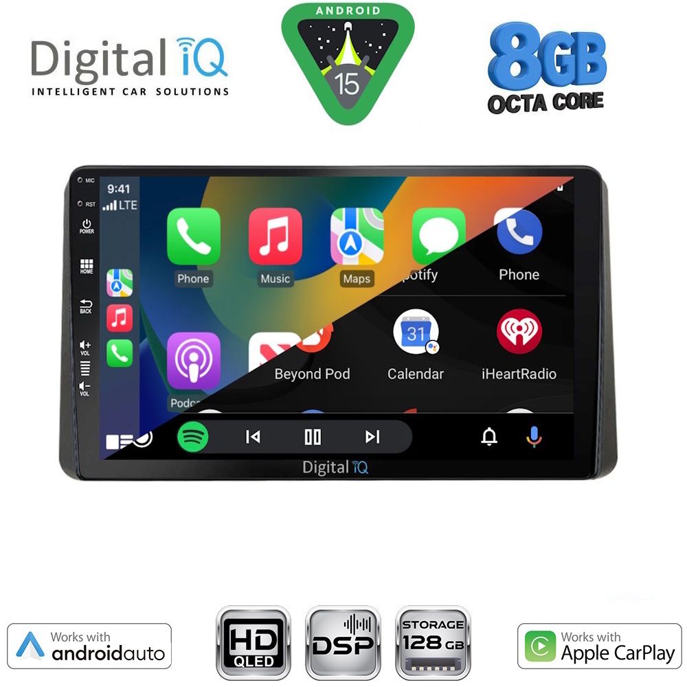 DIGITAL IQ BXF 7328_CPAA (9inc) MULTIMEDIA TABLET for KIA SPORTAGE mod. 2021+ DIGITAL IQ BXF 7328_CPAA (9inc) MULTIMEDIA TABLET for KIA SPORTAGE mod. 2021+