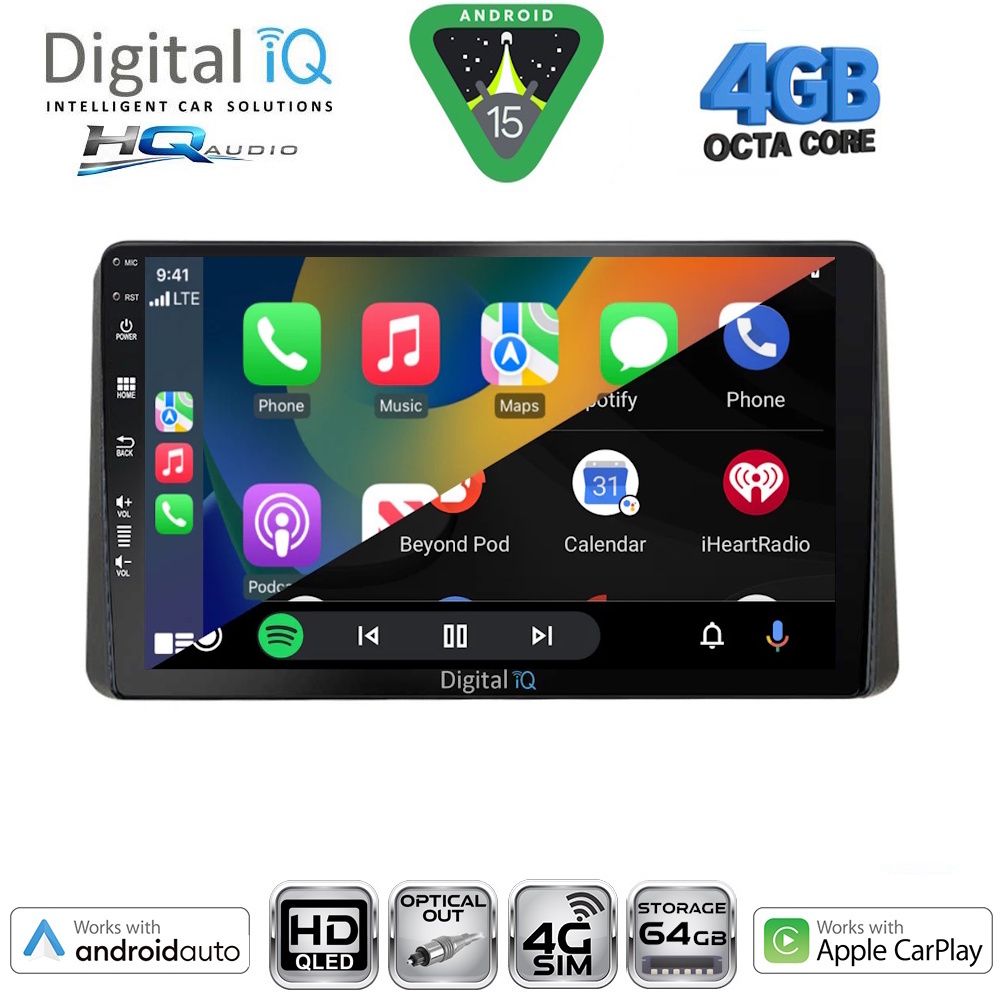 DIGITAL IQ BXK 19328_CPAA (9inc) MULTIMEDIA TABLET for KIA SPORTAGE mod. 2021+ DIGITAL IQ BXK 19328_CPAA (9inc) MULTIMEDIA TABLET for KIA SPORTAGE mod. 2021+