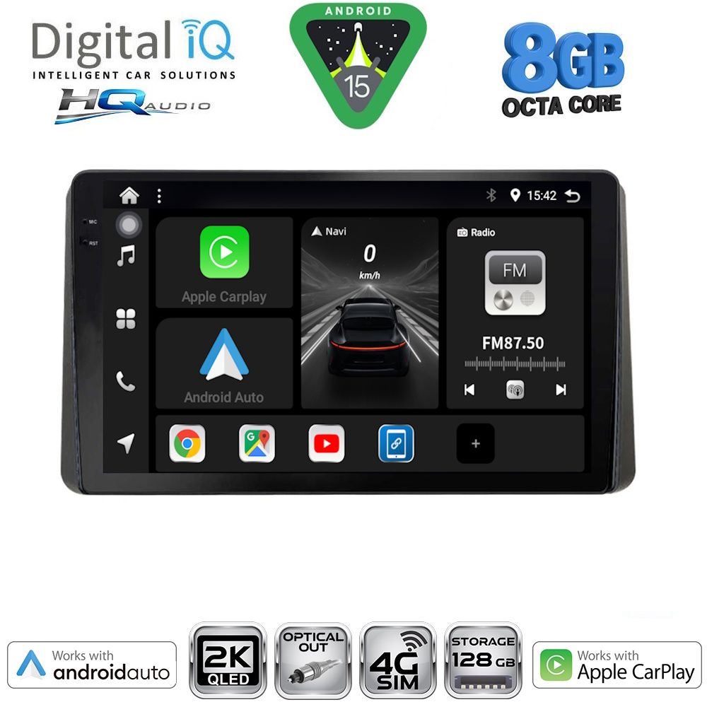 DIGITAL IQ BXK 20328_CPAA (9inc) MULTIMEDIA TABLET for KIA SPORTAGE mod. 2021+ DIGITAL IQ BXK 20328_CPAA (9inc) MULTIMEDIA TABLET for KIA SPORTAGE mod. 2021+