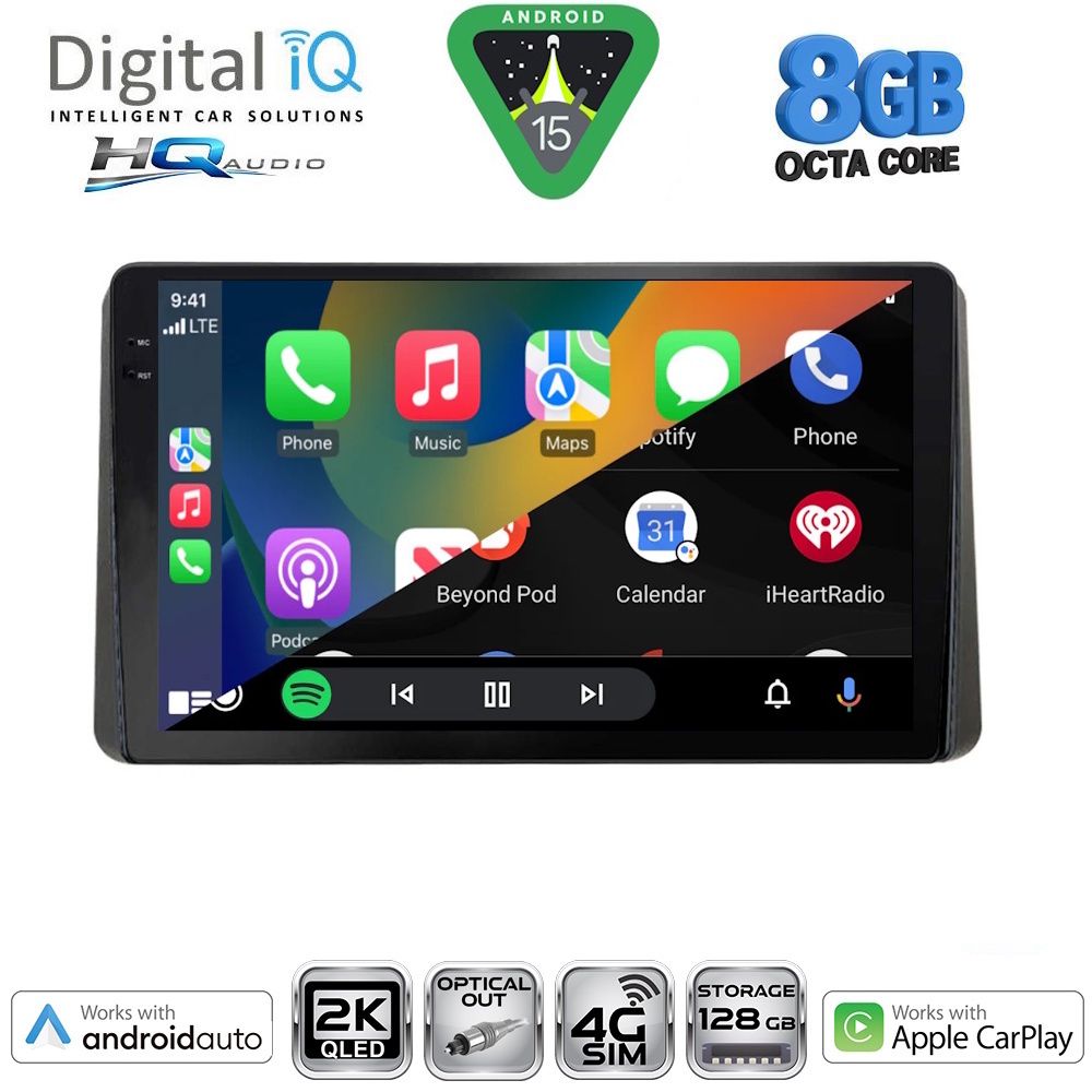 DIGITAL IQ BXK 20328_CPAA (9inc) MULTIMEDIA TABLET for KIA SPORTAGE mod. 2021+ DIGITAL IQ BXK 20328_CPAA (9inc) MULTIMEDIA TABLET for KIA SPORTAGE mod. 2021+