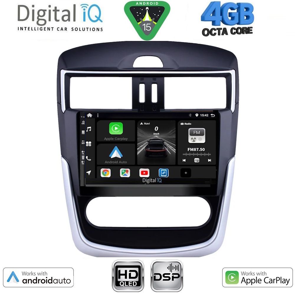 DIGITAL IQ BXF 16465CL_CPAA (10.1inc) MULTIMEDIA TABLET for NISSAN TIIDA mod. 2013-2023 with CLIMA DIGITAL IQ BXF 16465CL_CPAA (10.1inc) MULTIMEDIA TABLET for NISSAN TIIDA mod. 2013-2023 with CLIMA