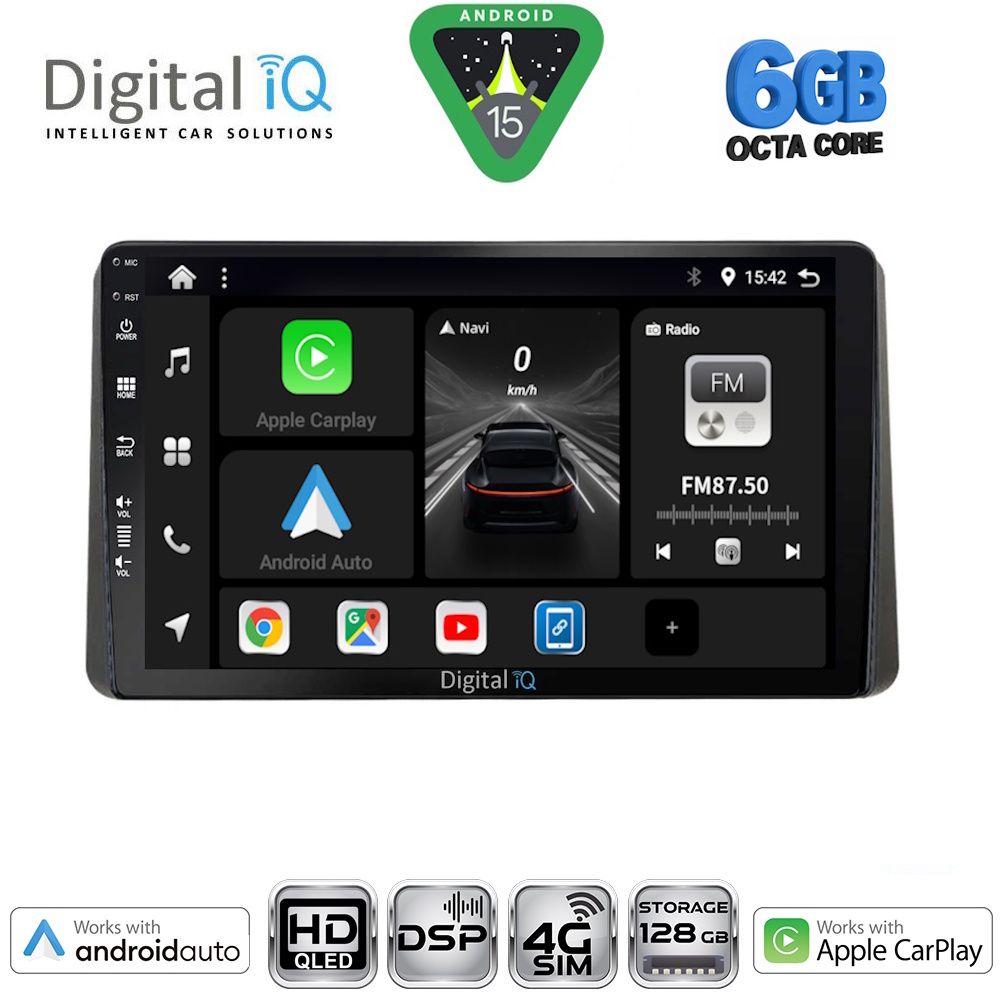 DIGITAL IQ BXF 17209_CPAA (10inc) MULTIMEDIA TABLET for HONDA WR-V mod. 2022+ DIGITAL IQ BXF 17209_CPAA (10inc) MULTIMEDIA TABLET for HONDA WR-V mod. 2022+