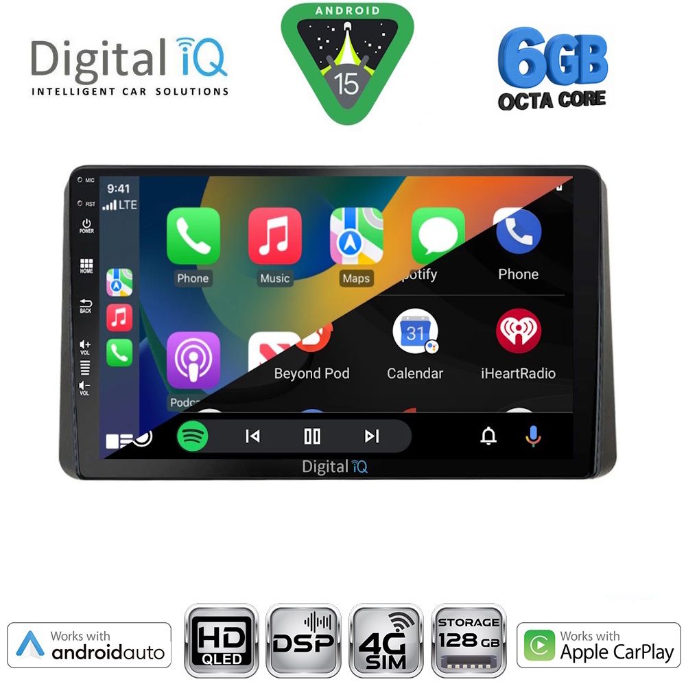 DIGITAL IQ BXF 17209_CPAA (10inc) MULTIMEDIA TABLET for HONDA WR-V mod. 2022+ DIGITAL IQ BXF 17209_CPAA (10inc) MULTIMEDIA TABLET for HONDA WR-V mod. 2022+