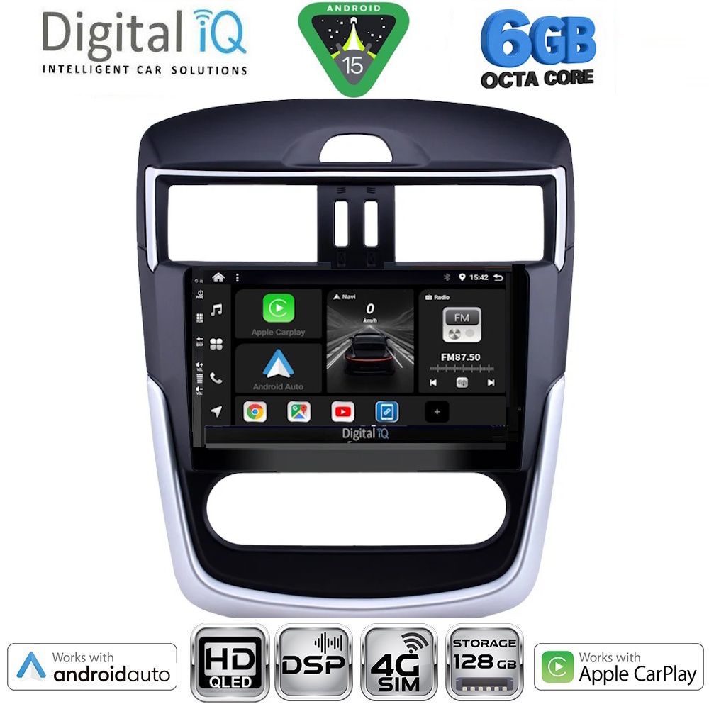 DIGITAL IQ BXF 17465CL_CPAA (10.1inc) MULTIMEDIA TABLET for NISSAN TIIDA mod. 2013-2023 with CLIMA DIGITAL IQ BXF 17465CL_CPAA (10.1inc) MULTIMEDIA TABLET for NISSAN TIIDA mod. 2013-2023 with CLIMA