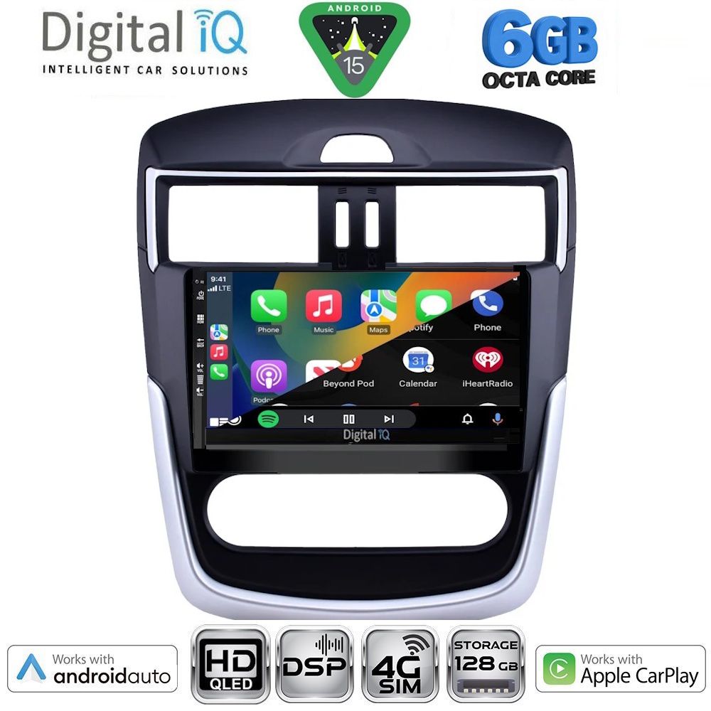 DIGITAL IQ BXF 17465CL_CPAA (10.1inc) MULTIMEDIA TABLET for NISSAN TIIDA mod. 2013-2023 with CLIMA DIGITAL IQ BXF 17465CL_CPAA (10.1inc) MULTIMEDIA TABLET for NISSAN TIIDA mod. 2013-2023 with CLIMA