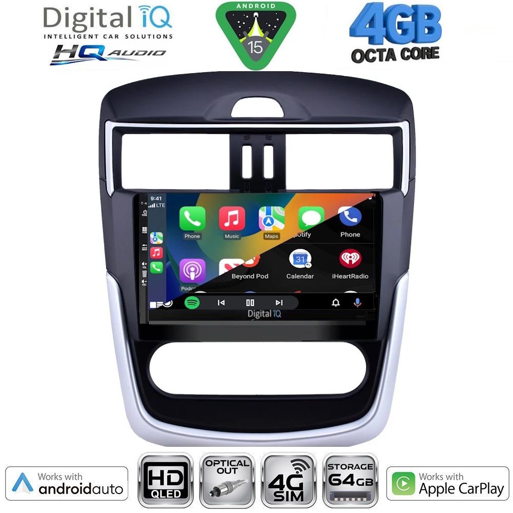 DIGITAL IQ BXK 19465CL_CPAA (10.1inc) MULTIMEDIA TABLET for NISSAN TIIDA mod. 2013-2023 with CLIMA DIGITAL IQ BXK 19465CL_CPAA (10.1inc) MULTIMEDIA TABLET for NISSAN TIIDA mod. 2013-2023 with CLIMA
