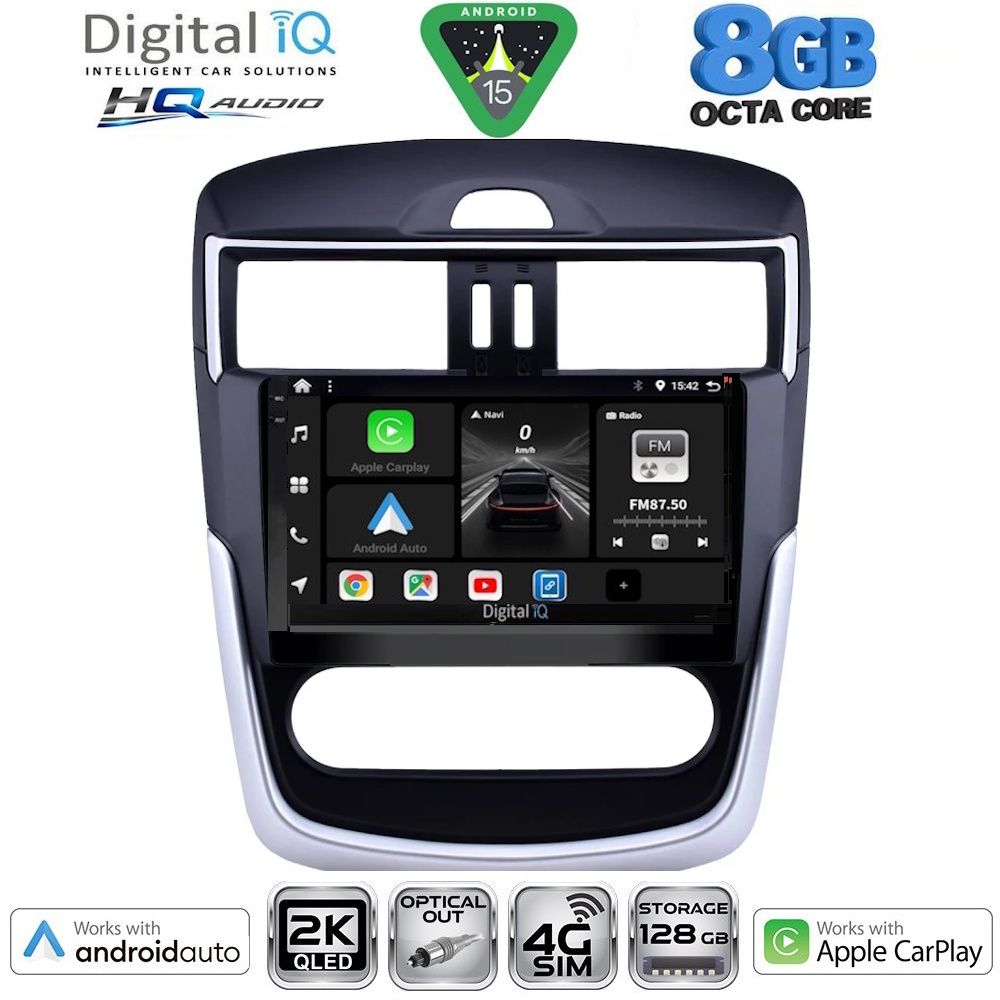 DIGITAL IQ BXK 20465CL_CPAA (10.1inc) MULTIMEDIA TABLET for NISSAN TIIDA mod. 2013-2023 with CLIMA DIGITAL IQ BXK 20465CL_CPAA (10.1inc) MULTIMEDIA TABLET for NISSAN TIIDA mod. 2013-2023 with CLIMA