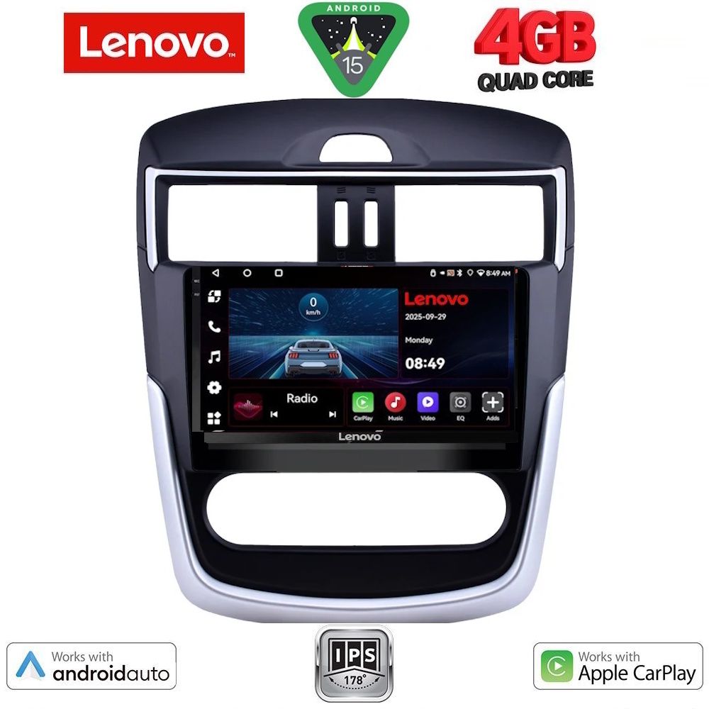 LENOVO LVE 8465CL_CPAA (10.1inc) MULTIMEDIA TABLET for NISSAN TIIDA mod. 2013-2023 with CLIMA LENOVO LVE 8465CL_CPAA (10.1inc) MULTIMEDIA TABLET for NISSAN TIIDA mod. 2013-2023 with CLIMA