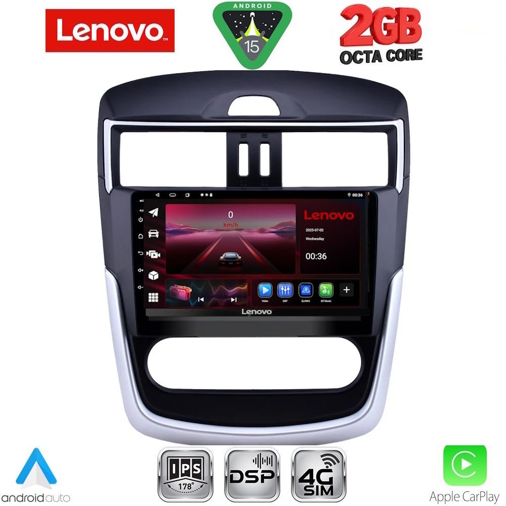 LENOVO LVF 5465CL_CPA (10.1inc) MULTIMEDIA TABLET for NISSAN TIIDA mod. 2013-2023 with CLIMA LENOVO LVF 5465CL_CPA (10.1inc) MULTIMEDIA TABLET for NISSAN TIIDA mod. 2013-2023 with CLIMA