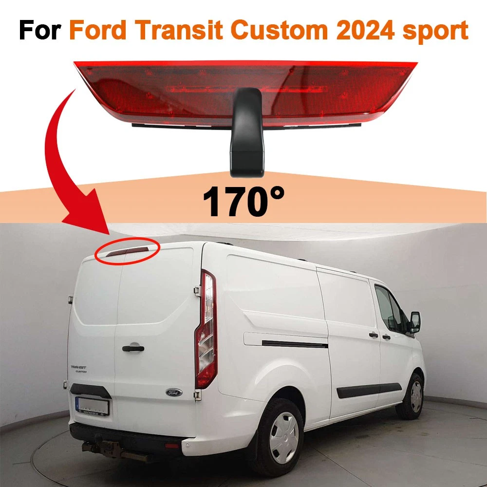 DIGITAL IQ CAMERA SL 857 (AHD) BRAKE LIGHT CAMERA FORD TRANSIT CUSTOM - VW TRANSPORTER mod. 2024+ DIGITAL IQ CAMERA SL 857 (AHD) BRAKE LIGHT CAMERA FORD TRANSIT CUSTOM - VW TRANSPORTER mod. 2024+