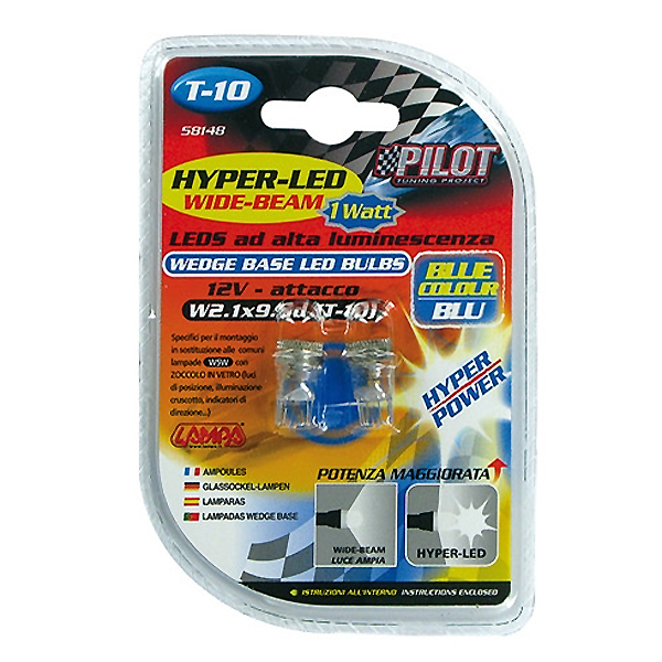 Lampa Τ10 HYPER-LED ΨΕΙΡΑ ΔΙΑΘΛΑΣΗΣ ΜΠΛΕ ΦΩΣ W Lampa Τ10 HYPER-LED ΨΕΙΡΑ ΔΙΑΘΛΑΣΗΣ ΜΠΛΕ ΦΩΣ W