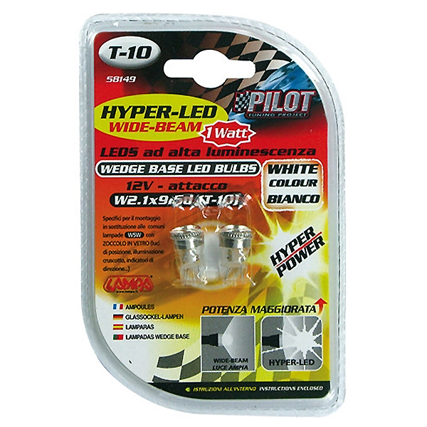 Lampa Τ10 HYPER-LED ΨΕΙΡΑ ΔΙΑΘΛΑΣΗΣ ΛΕΥΚΟ ΦΩΣ Lampa Τ10 HYPER-LED ΨΕΙΡΑ ΔΙΑΘΛΑΣΗΣ ΛΕΥΚΟ ΦΩΣ