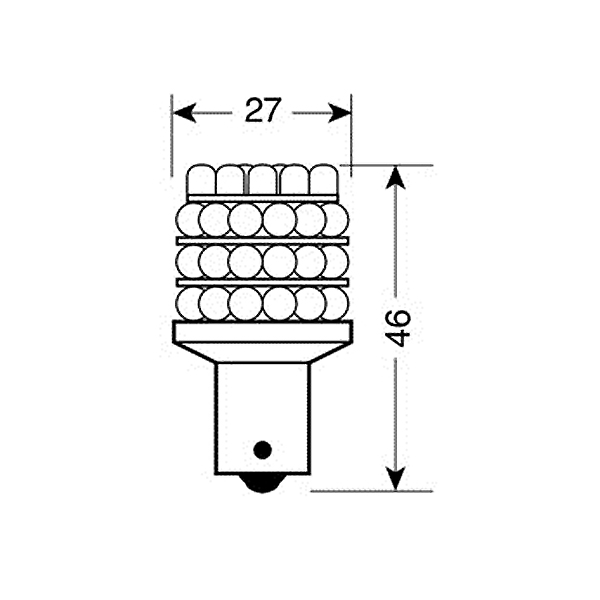 Lampa ΛΑΜΠΑ ΜΟΝΟΠΟΛΙΚΗ 36 LED ΚΟΚΚΙΝΟ ΧΡΩΜΑ Lampa ΛΑΜΠΑ ΜΟΝΟΠΟΛΙΚΗ 36 LED ΚΟΚΚΙΝΟ ΧΡΩΜΑ