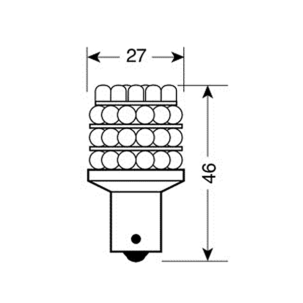 Lampa ΛΑΜΠΑ ΜΟΝΟΠΟΛΙΚΗ 36LED ΠΟΡΤΟΚΑΛΙ 12V PY21W Lampa ΛΑΜΠΑ ΜΟΝΟΠΟΛΙΚΗ 36LED ΠΟΡΤΟΚΑΛΙ 12V PY21W