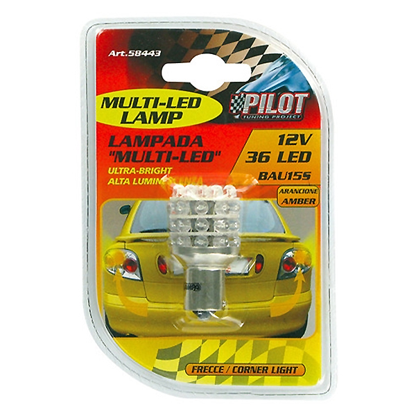 Lampa ΛΑΜΠΑ ΜΟΝΟΠΟΛΙΚΗ 36LED ΠΟΡΤΟΚΑΛΙ 12V PY21W Lampa ΛΑΜΠΑ ΜΟΝΟΠΟΛΙΚΗ 36LED ΠΟΡΤΟΚΑΛΙ 12V PY21W