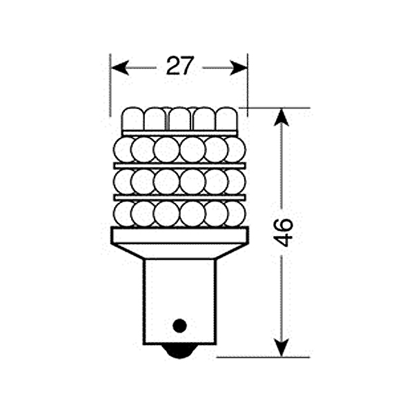 Lampa ΛΑΜΠΑ ΜΟΝΟΠΟΛΙΚΗ 36 LED ΛΕΥΚΟ ΦΩΣ 12V Lampa ΛΑΜΠΑ ΜΟΝΟΠΟΛΙΚΗ 36 LED ΛΕΥΚΟ ΦΩΣ 12V