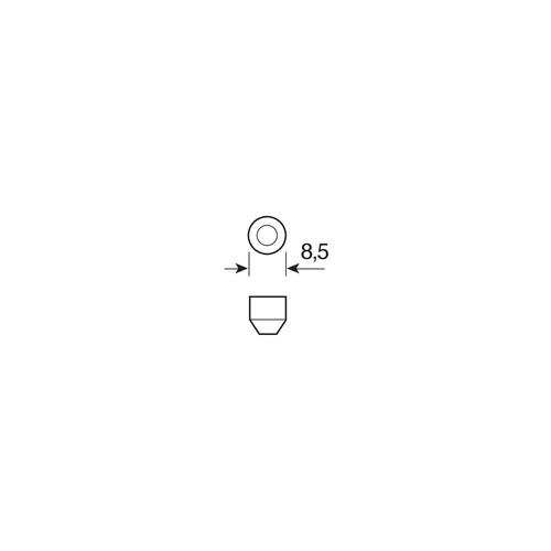 Lampa ΛΑΜΠΑΚΙ POWER 2 1SMDx2CHIPS C5-10W SV8,5 Lampa ΛΑΜΠΑΚΙ POWER 2 1SMDx2CHIPS C5-10W SV8,5