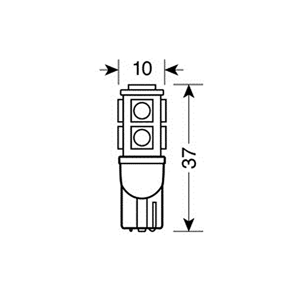 Lampa T10 12V 9SMDx3CHIPS POWER27 HYPER-LED Lampa T10 12V 9SMDx3CHIPS POWER27 HYPER-LED