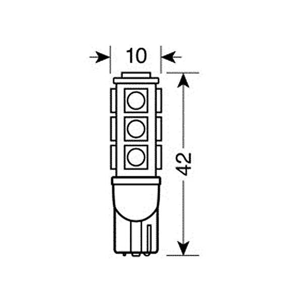 Lampa T10 12V 13SMDx3CHIPS POWER39 HYPER-LED Lampa T10 12V 13SMDx3CHIPS POWER39 HYPER-LED