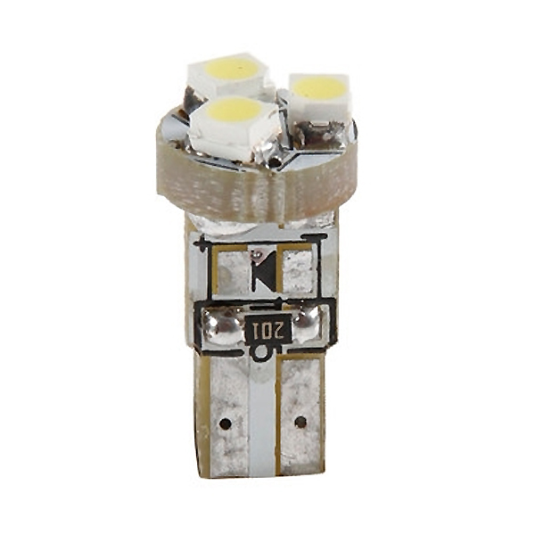 Lampa T5 12V ΛΕΥΚΟ 3SMDx1CHIPS HYPER-LED2 Lampa T5 12V ΛΕΥΚΟ 3SMDx1CHIPS HYPER-LED2