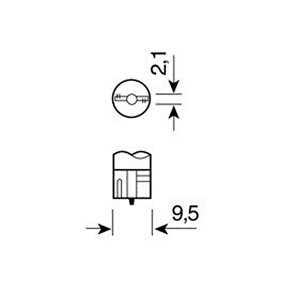 Lampa ΛΑΜΠΑΚΙ T10 HYPER-LED 12 CANBUS Lampa ΛΑΜΠΑΚΙ T10 HYPER-LED 12 CANBUS