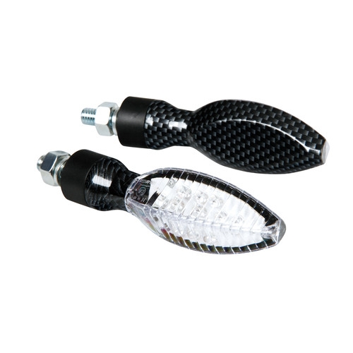 Lampa ΦΛΑΣ MOTO KINESIS CARBON 12V+LED Lampa ΦΛΑΣ MOTO KINESIS CARBON 12V+LED