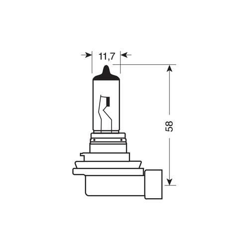 H11 12V 55W PGJ19-2 H11 12V 55W PGJ19-2