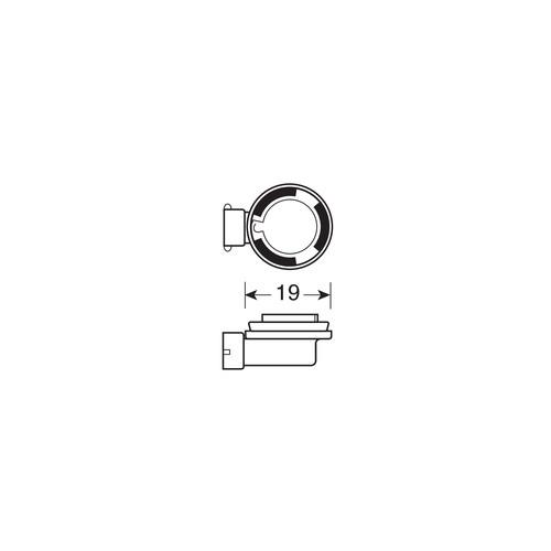 H11 12V 55W PGJ19-2 H11 12V 55W PGJ19-2