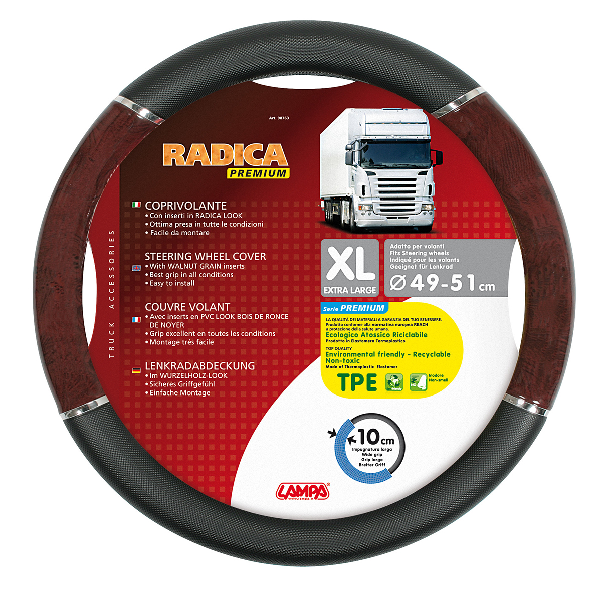 ΚΑΛΥΜΜΑ ΤΙΜΟΝΙΟΥ ΦΟΡΤΗΓΟΥ RADICA (XL) 49-51 cm (ΜΑΥΡΟ/ΞΥΛΟ/ΟΙΚΟΛΟΓΙΚΟ/ΑΟΣΜΟ) ΚΑΛΥΜΜΑ ΤΙΜΟΝΙΟΥ ΦΟΡΤΗΓΟΥ RADICA (XL) 49-51 cm (ΜΑΥΡΟ/ΞΥΛΟ/ΟΙΚΟΛΟΓΙΚΟ/ΑΟΣΜΟ)