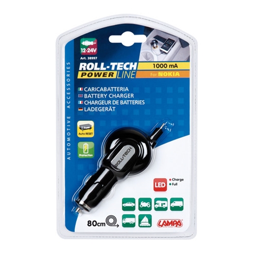 ΦΟΡΤΙΣΤΗΣ ΑΝΑΠΤΗΡΑ (NOKIA) ROLL-TECH 12/24V - 1000mA (ΚΑΛΩΔΙΟ 80 cm) ΦΟΡΤΙΣΤΗΣ ΑΝΑΠΤΗΡΑ (NOKIA) ROLL-TECH 12/24V - 1000mA (ΚΑΛΩΔΙΟ 80 cm)