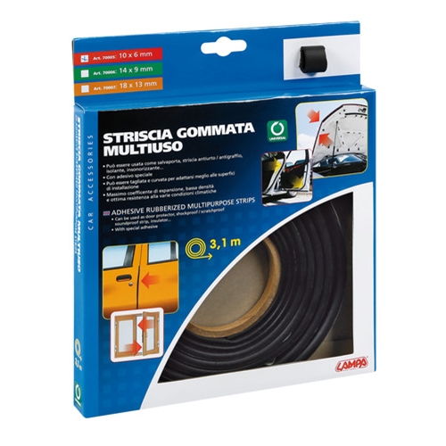 Lampa ΠΡΟΣΤΑΤΕΥΤΙΚΟ ΛΑΣΤΙΧΟ ΠΟΡΤΑΣ 10Χ6 mm Lampa ΠΡΟΣΤΑΤΕΥΤΙΚΟ ΛΑΣΤΙΧΟ ΠΟΡΤΑΣ 10Χ6 mm