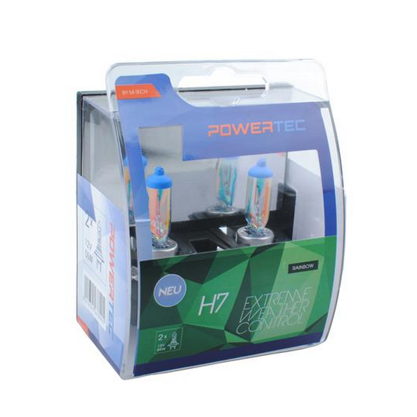 M-Tech H7 12V 55W Λάμπα RAINBOW 2τεμ M-Tech H7 12V 55W Λάμπα RAINBOW 2τεμ