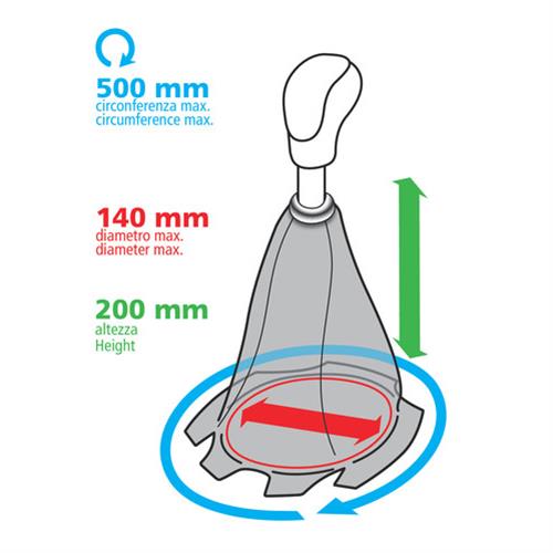 Lampa Φούσκα Ταχυτήτων PREMIUM Δέρμα Τρυπητό Μαύρο/Κόκκινο με λαιμό Αλουμινίου Lampa Φούσκα Ταχυτήτων PREMIUM Δέρμα Τρυπητό Μαύρο/Κόκκινο με λαιμό Αλουμινίου