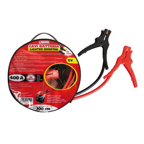Lampa Καλώδια Φορτισης 300CM 400AMP 12V με φως LED Lampa Καλώδια Φορτισης 300CM 400AMP 12V με φως LED