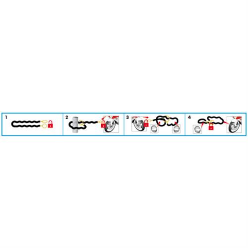 Lampa Αντικλεπτική Κουλούρα C-Lock 150R απο Χάλυβα Lampa Αντικλεπτική Κουλούρα C-Lock 150R απο Χάλυβα