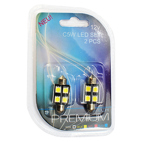 M-Tech ΛΑΜΠΑΚΙΑ ΠΛΑΦΟΝΙΕΡΑΣ C5W/C10W 12V 0,96W SV8,5 36mm CAN-BUS+RADIATOR LED 4xSMD5050 ΛΕΥΚΟ BLISTER 2ΤΕΜ M-Tech ΛΑΜΠΑΚΙΑ ΠΛΑΦΟΝΙΕΡΑΣ C5W/C10W 12V 0,96W SV8,5 36mm CAN-BUS+RADIATOR LED 4xSMD5050 ΛΕΥΚΟ BLISTER 2ΤΕΜ