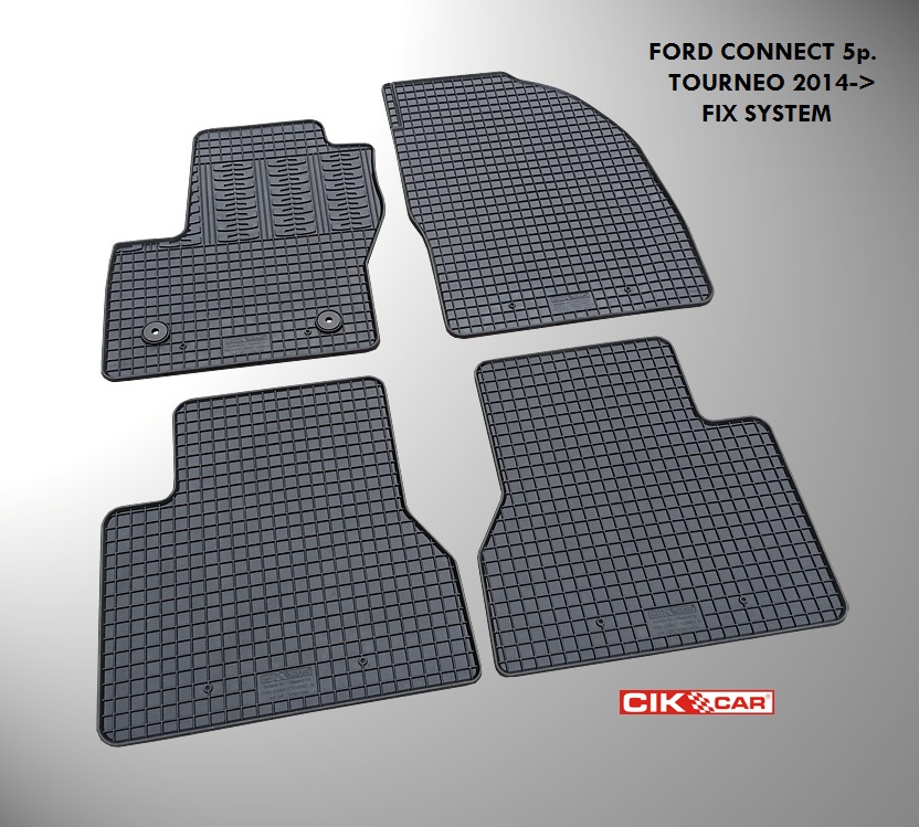 Cik FORD CONNECT TOURNEO 5D 2014+ Πατάκια Μαρκέ Λάστιχο Cik FORD CONNECT TOURNEO 5D 2014+ Πατάκια Μαρκέ Λάστιχο