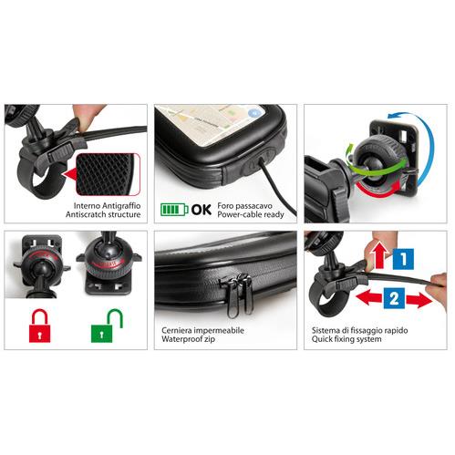 Lampa ΒΑΣΗ ΣΤΗΡΙΞΗΣ ΤΗΛΕΦΩΝΟΥ ΜΟΤΟ ΑΔΙΑΒΡΟΧΗ TOUCH QUICK FIX HOLDER 30sec 20>48mm Lampa ΒΑΣΗ ΣΤΗΡΙΞΗΣ ΤΗΛΕΦΩΝΟΥ ΜΟΤΟ ΑΔΙΑΒΡΟΧΗ TOUCH QUICK FIX HOLDER 30sec 20>48mm