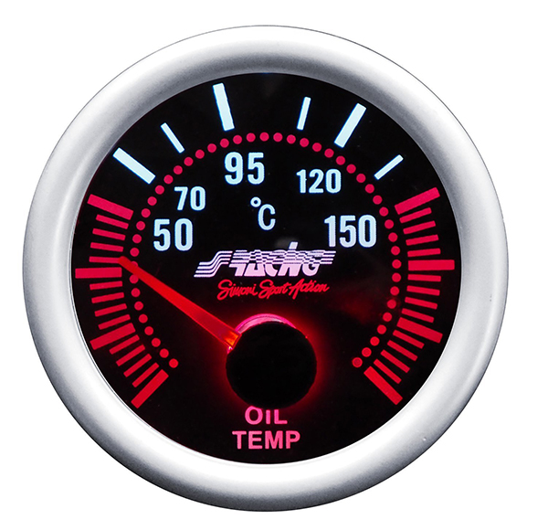 Simoni Racing ΘΕΡΜΟΚΡΑΣΙΑ ΛΑΔΙΟΥ 52mm 2'' ΜΑΥΡΟ ΜΕ ΚΟΚΚΙΝΟ ΦΩΤΙΣΜΟ Simoni Racing ΘΕΡΜΟΚΡΑΣΙΑ ΛΑΔΙΟΥ 52mm 2'' ΜΑΥΡΟ ΜΕ ΚΟΚΚΙΝΟ ΦΩΤΙΣΜΟ