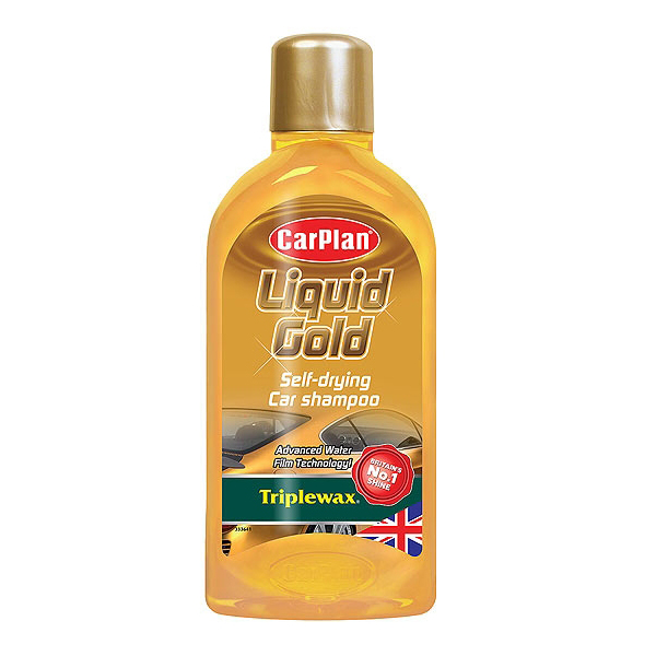 CarPlan ΣΑΜΠΟΥΑΝ ΠΟΥ ΣΤΕΓΝΩΝΕΙ ΜΟΝΟ ΤΟΥ CARPLAN TRIPLEWAX LIQUID GOLD 1LTR CarPlan ΣΑΜΠΟΥΑΝ ΠΟΥ ΣΤΕΓΝΩΝΕΙ ΜΟΝΟ ΤΟΥ CARPLAN TRIPLEWAX LIQUID GOLD 1LTR