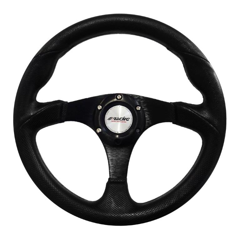 ΤΙΜΟΝΙ BARCHETTA EVO - ΜΑΥΡΟ ΟΙΚΟΛΟΓΙΚΟ ΔΕΡΜΑ 320mm ΤΙΜΟΝΙ BARCHETTA EVO - ΜΑΥΡΟ ΟΙΚΟΛΟΓΙΚΟ ΔΕΡΜΑ 320mm