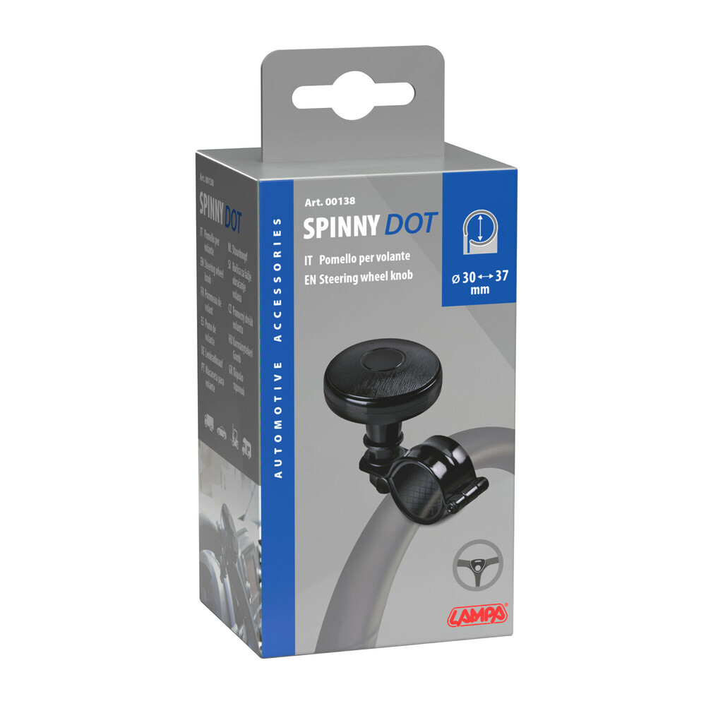 Lampa ΤΕΜΠΕΛΗΣ ΤΙΜΟΝΙΟΥ SPINNY (ΜΑΥΡΟΣ) - 30/37mm Lampa ΤΕΜΠΕΛΗΣ ΤΙΜΟΝΙΟΥ SPINNY (ΜΑΥΡΟΣ) - 30/37mm